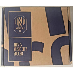2025 Nashville SC Season Ticket Member Gift Box - 2 Scarves, Water Bottle, Bag